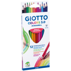Etui de 12 crayons Aquarellables