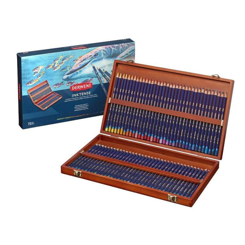 Coffret de 72 crayons aquarellables Inktense