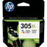 HP 305XL cartouche d'encre trois couleurs grande capacité authentique