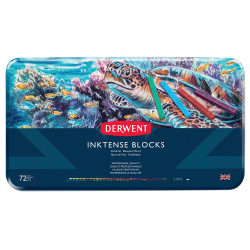 Boîte 72 craies aquarellabes Inktense blocks