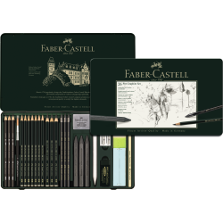 Grand Set 26 crayons fusains PITT Graphite