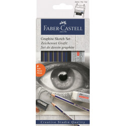 Crayon graphite Goldfaber Set d'esquisse au crayon graphite