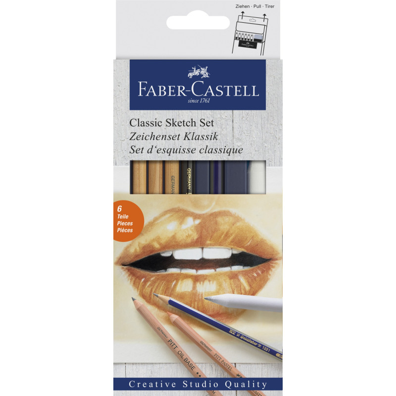 Crayon graphite Goldfaber Set d'esquisse classique