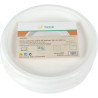 Paquet de 50 assiettes en fibres de cannes diamètre 26cm blanches