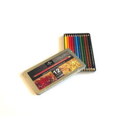 Crayon de couleur Polycolor - Boîte de 12 assortis