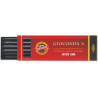 Boîte de 6 mines Gioconda assorties noires diam 5.6 mm