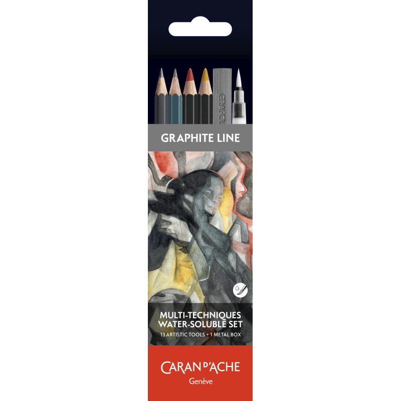 Set Aquarellable 13 Outils GRAPHITE LINE