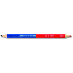 Crayon "télévision" rouge/bleu