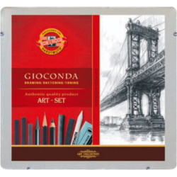 Art-set "techniques noires" - 24 références - Gioconda