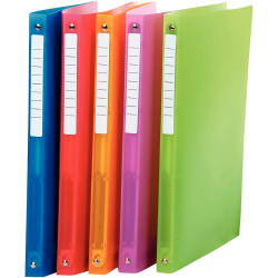 Classeur en polypropylène COLOR FRESH, format A4, dos 2 cm, bleu roi