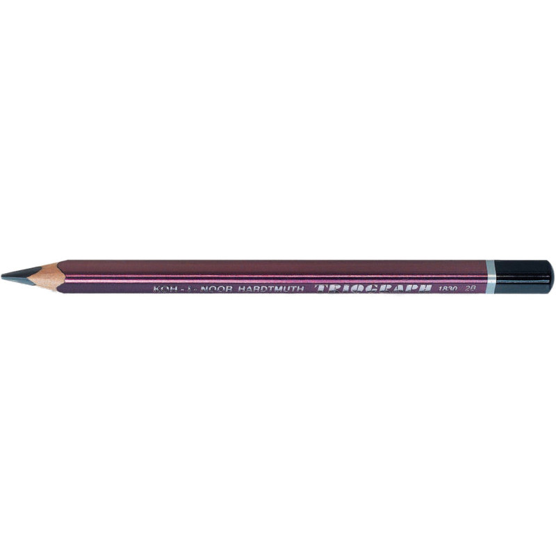 Crayon graphite triograph 2B