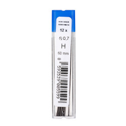 Etui de 12 mines graphite ø0,7mm H