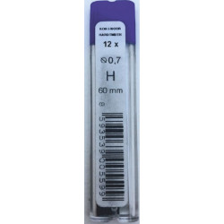 Etui de 12 mines graphite ø0,9mm H