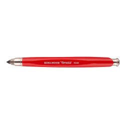 Porte-mine long 5,6 mm corps métallique - Rouge