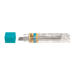 Etui de 12 mines graphite Hi-polymer SUPER diamètre 0,7 mm. B