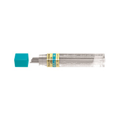 Etui de 12 mines graphite Hi-polymer SUPER diamètre 0,7 mm. H