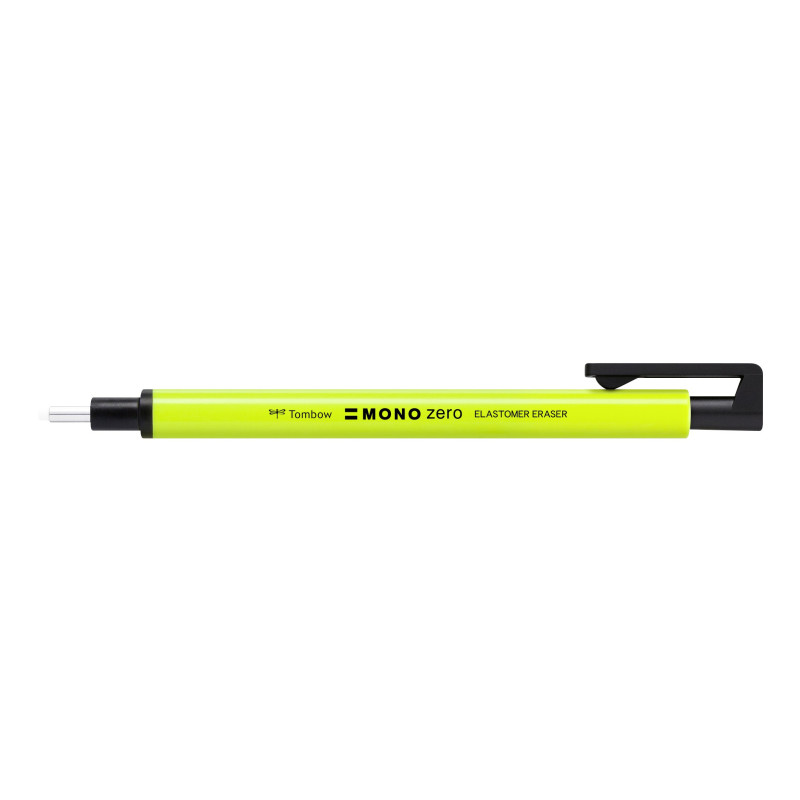 Stylo-gomme de précision mono zéro pointe ronde - Orange fluo