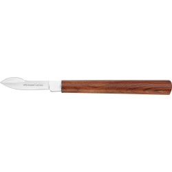 Couteau grattoir manche bois lame acier
