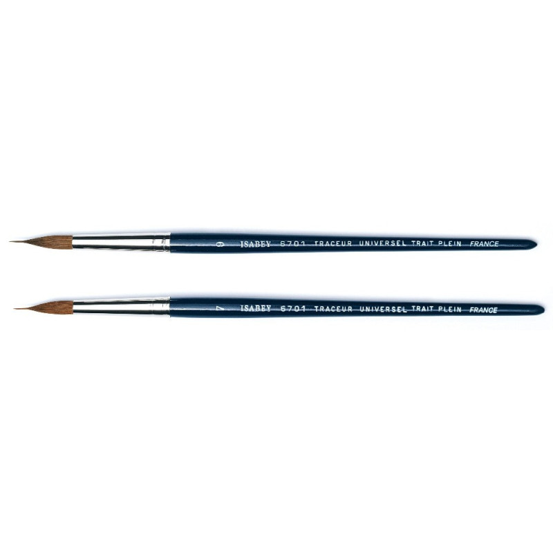 Pinceau Jupon Traceur série 6701 - 2 tailles - Isabey - n°7