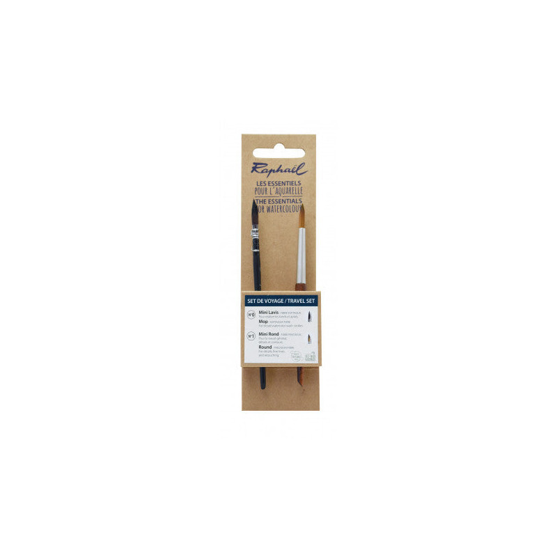 Set voyage de 2 pinceaux aquarelle