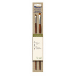 Set de 2 pinceaux acrylique "indispensables pour les fonds"