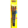 Pochette de 3 brosses moyennes