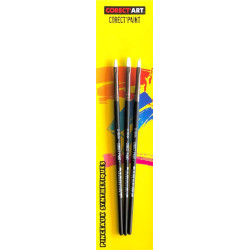 Pochette de 3 petites brosses