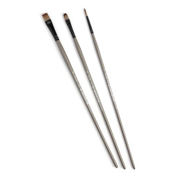 Pochette brosses mangouste synthétique 1