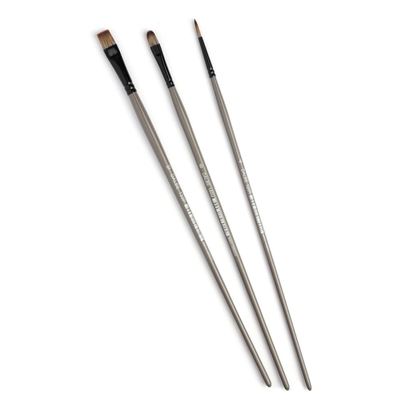 Pochette brosses mangouste synthétique 1