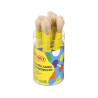 Pinceaux scolaire pot de 9 pinceaux grande taille