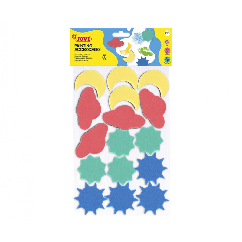 Set de 16 tampons éponge