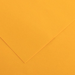 Paquet de 10 feuilles Colorline 50x65 cm 150 g jaune or