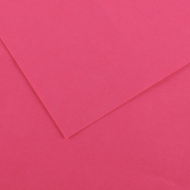 Paquet de 10 feuilles Colorline 50x65 cm 150 g fuchsia
