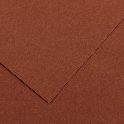 Paquet de 10 feuilles Colorline 50x65 cm 150 g chocolat