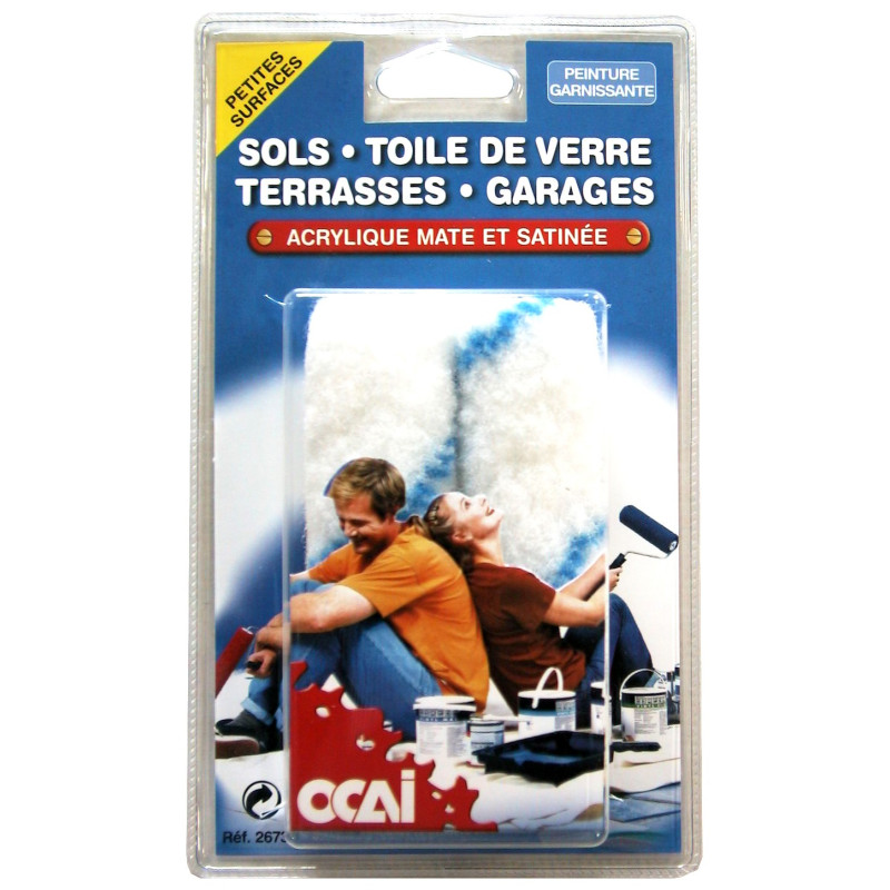 Patte de lapin laqueur ocryl 9, 110 mm (x2) pour monture 400829/839/85