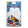 Patte de lapin mousse 110 mm, bords arrondis (x2)