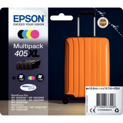Epson VALISE / 405XL lot 4 cartouches encre NCMJ haute capacité authen