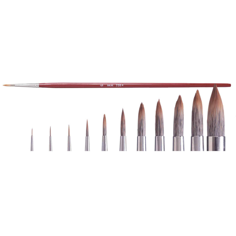Brosse synthetique ronde 720R - Ronde 720R N°20