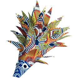 Paquet de 32 feuilles papier motifs aborigènes assortis