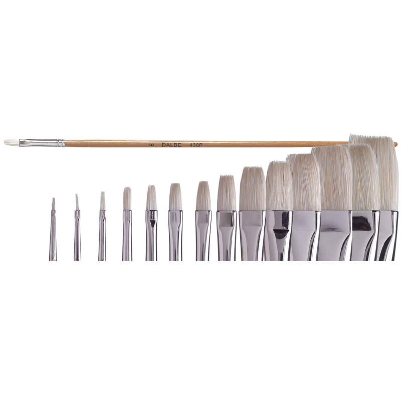 Brosse soie plate 430P - N°16