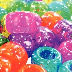 Seau 3000 perles cassis + 10 pots vides offerts