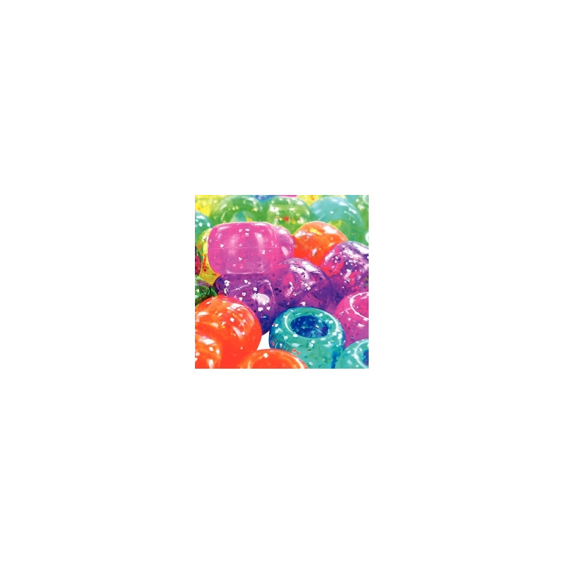 Seau 3000 perles cassis + 10 pots vides offerts