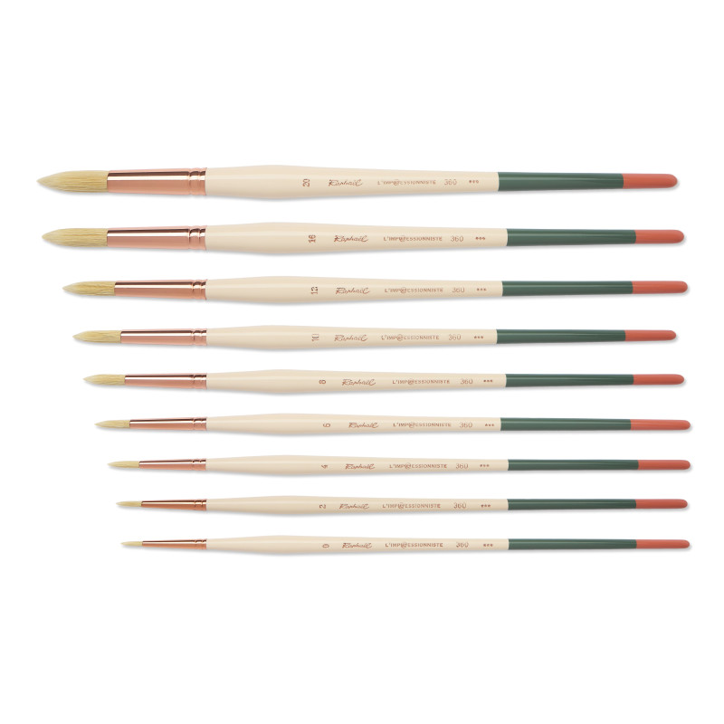 Brosse Ronde 360 - L'Impressionniste - 9 tailles - N°6