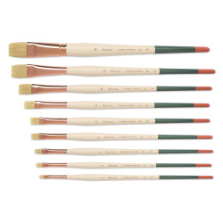Brosse Plate 361 - L'Impressionniste - 9 tailles - N°8