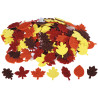 Sachet de 200 gommettes feuilles d' automne en mousse