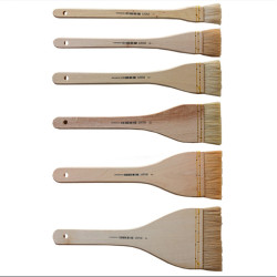 Pinceau chèvre 8021 - 6 tailles - Inart - Pinceau n°2 : 5 cm