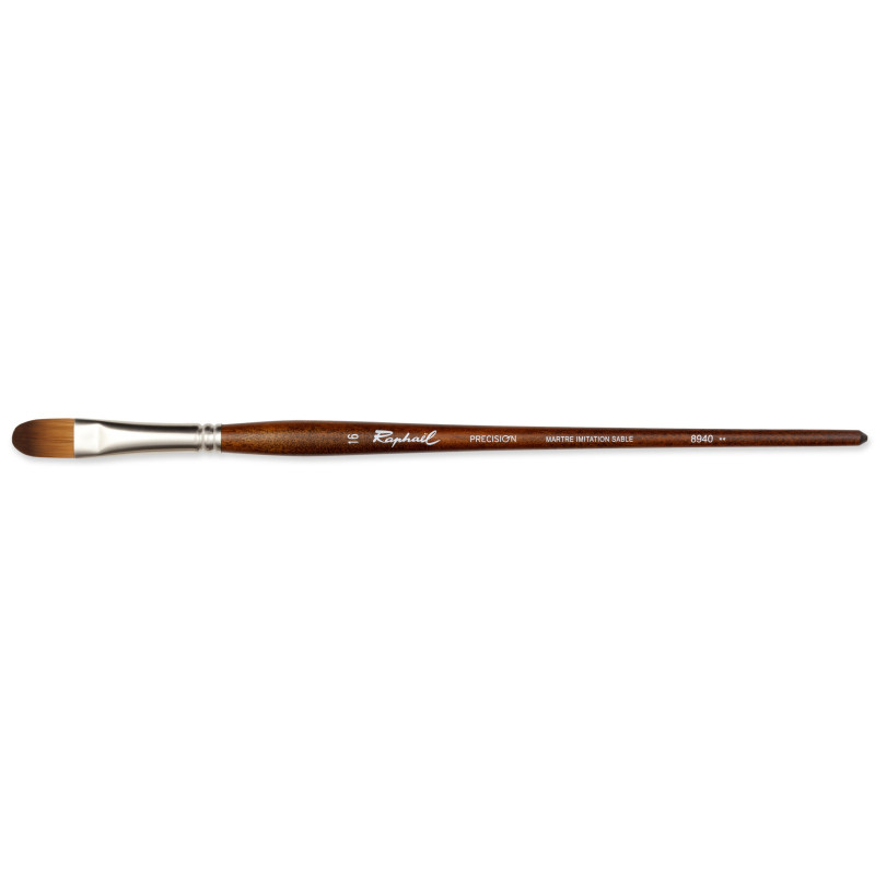 Pinceau Brosse plate pointe 8940 usée bombée - Brosse 8940 N° 8 sortie