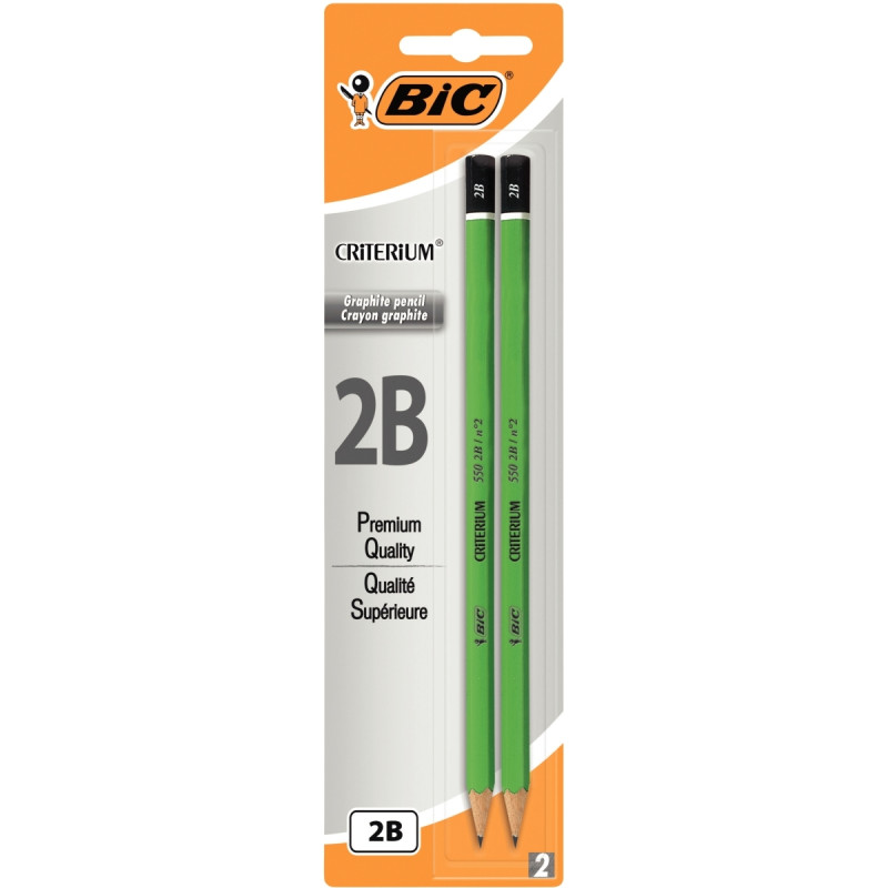 Blister de 2 crayons graphite Critérium 2B