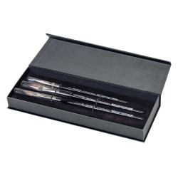 Coffret cadeau de 3 pinceaux aquarelle Casaneo