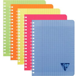 Cahier à reliure intégrale 100 pages LINICOLOR FRESH, format 17x22 cm,